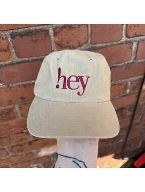 Vintage hey inc strap back hat 00s OS